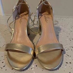 Gold heels (Lulus)